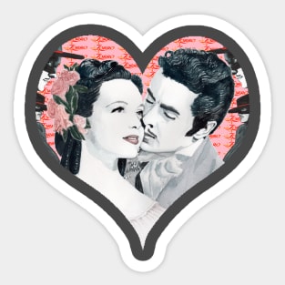 Valentines day Zorro fan art. Sticker